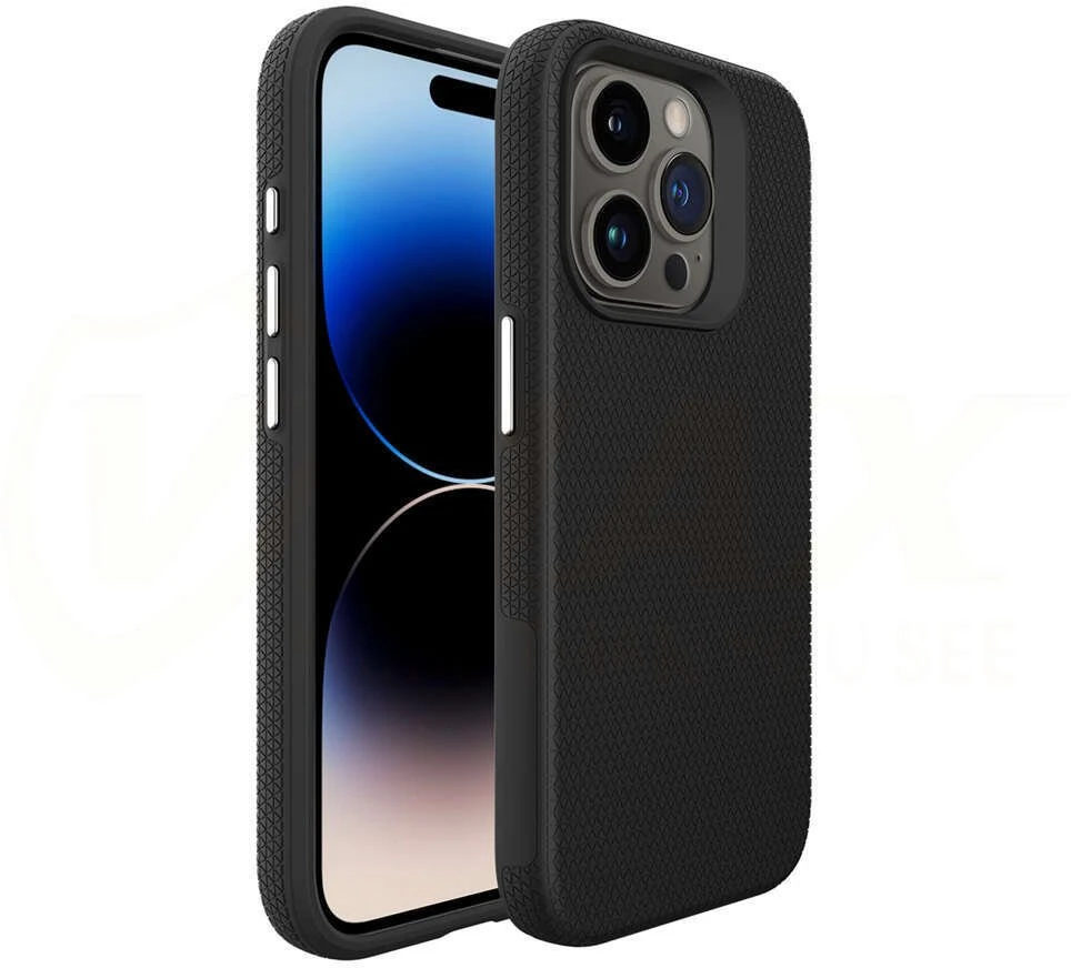 Vmax Triangle Apple iPhone 15 Plus 6,7" dėklas telefonui juodos spalvos