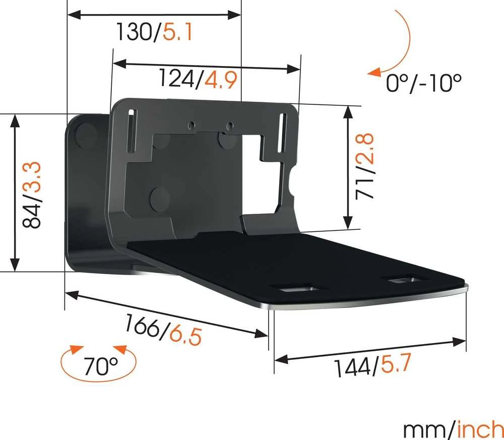 Laikiklis Vogels SOUND 3205 Universal L Speaker Wall Mount, Baltas | Vogels