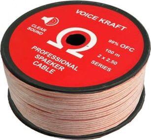 Cabletech Kolonėlių kabelis CCA 4.0mm 100m