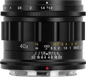 „Voigtlander Lens Nokton 40mm f/1.2“ objektyvas, skirtas „Nikon Z“