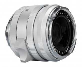 Voigtlander objektyvas Nokton I Vintage Line 28 mm f/1,5, skirtas Leica M – sidabrinis