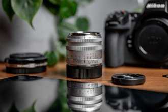 Voigtlander objektyvas Nokton I Vintage Line 28 mm f/1,5, skirtas Leica M – sidabrinis