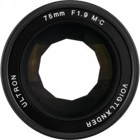 „Voigtlander Objektyvas Ultron 75 mm f/1,9, skirtas Leica M - MC“