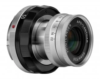 Voigtlander objektyvas Voigtlander APO Lanthar I 50 mm f/3,5, skirtas Leica M – sidabrinis