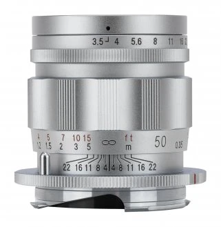 Voigtlander objektyvas Voigtlander APO Lanthar II 50 mm f/3,5 Leica M – sidabrinis