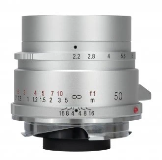 Voigtlander objektyvas Voigtlander Color Skopar 50 mm f/2,2 Leica M – sidabrinis