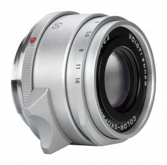 Voigtlander objektyvas Voigtlander Color Skopar 50 mm f/2,2 Leica M – sidabrinis