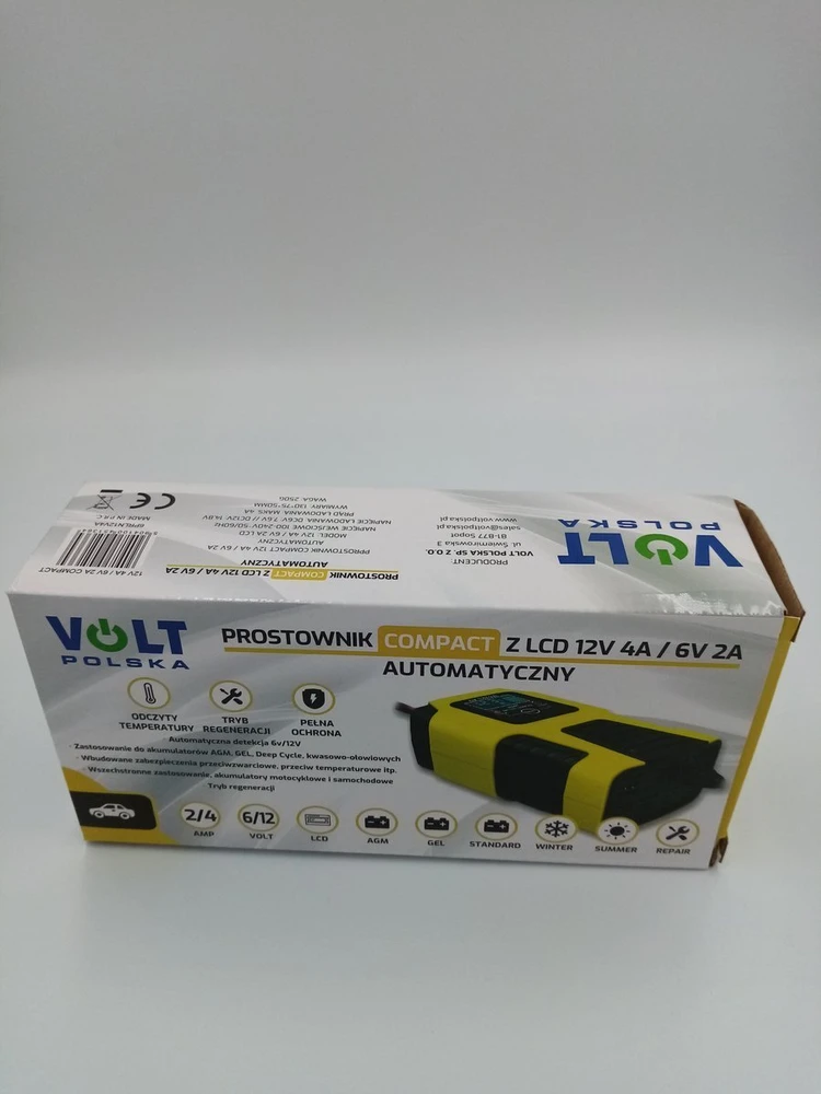 Volt Poland Automatinis lygintuvas 12V 4A / 6V 2A LCD