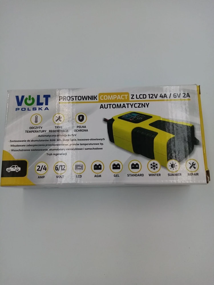Volt Poland Automatinis lygintuvas 12V 4A / 6V 2A LCD