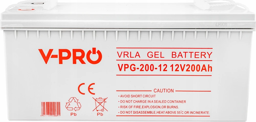 Akumuliatorius Volt Polska Gel VPRO Solar 12V 220Ah