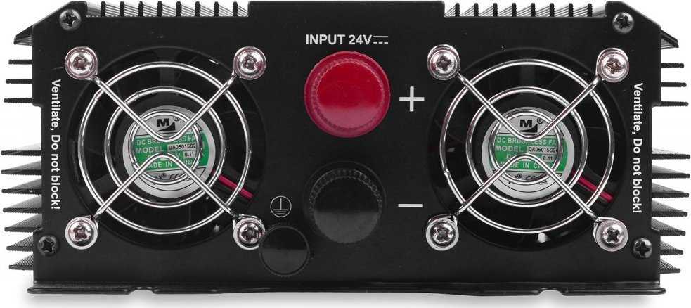 Volt Myk Auto Įtampos keitiklis IPS 24/230V (1300/2600W)