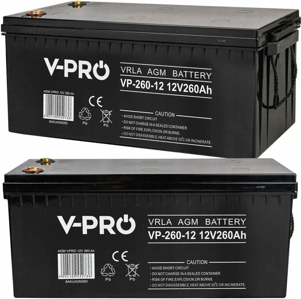 Akumuliatorius VOLT POLSKA AGM VPRO 12V 260Ah