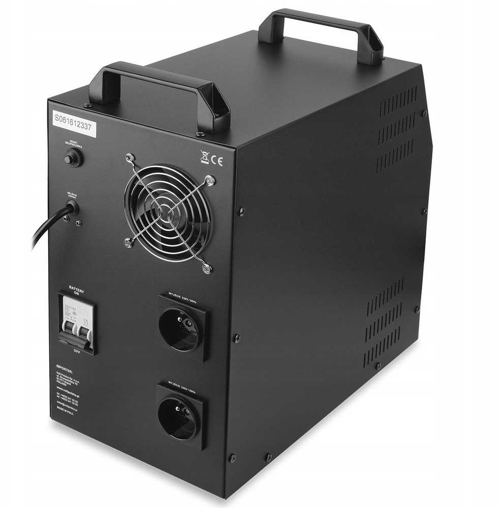 UPS MAITINIMO ŠALTINIS SINUS-UPS-1000+45AH 1000 VA VOLT Lenkija
