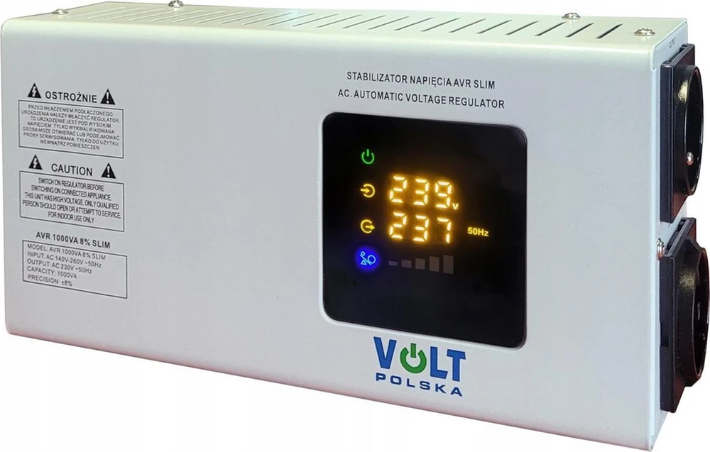 Volt Polska AVR 1000VA Plonas įtampos stabilizatorius