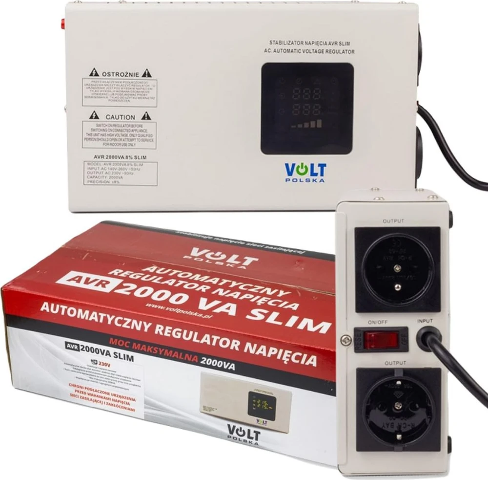 Volt Polska AVR 2000VA Plonas įtampos stabilizatorius
