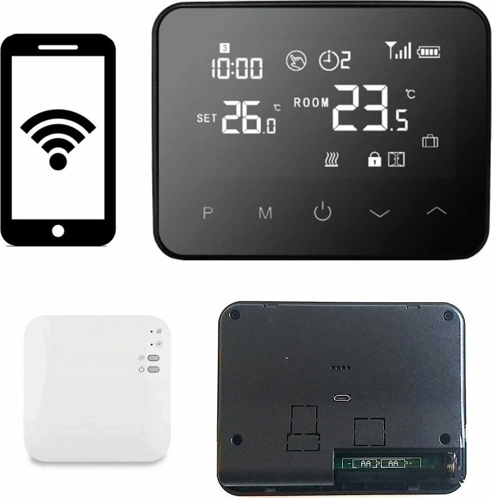 Volt VOL COMFORT WT-20 + IŠMANIOJO TELEFONO PROGRAMĖLĖ KAMBARIO TERMOSTATAS