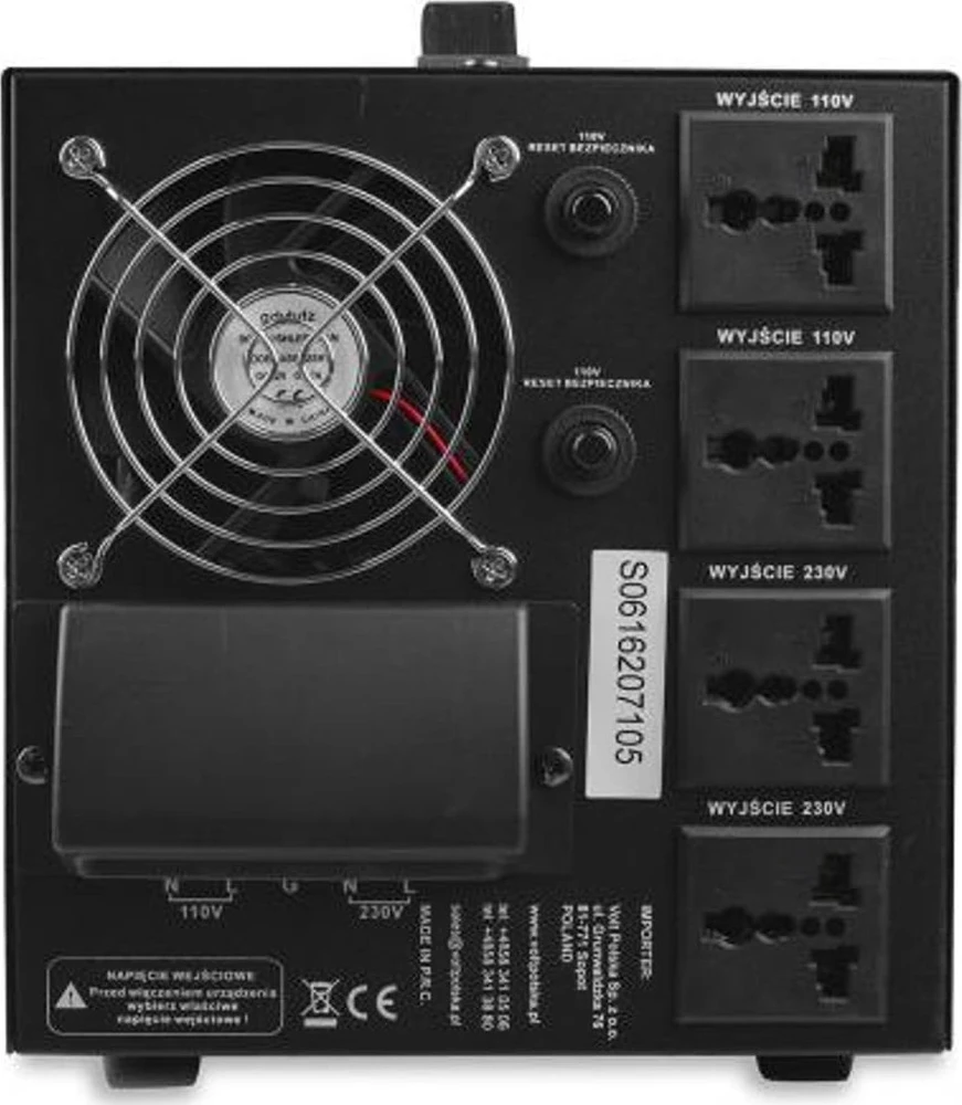 Įtampos keitiklis VP 5000 230V/110V