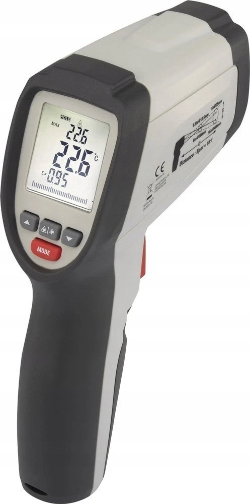 Voltcraft Pirometr IR 650-16D Optyka 16:1 -40 - 650 C