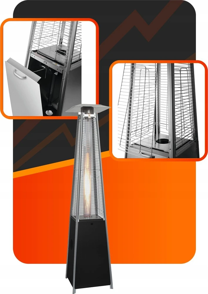 VOLTENO OGRZEWACZ OGRODOWY GAZOWY 13kW