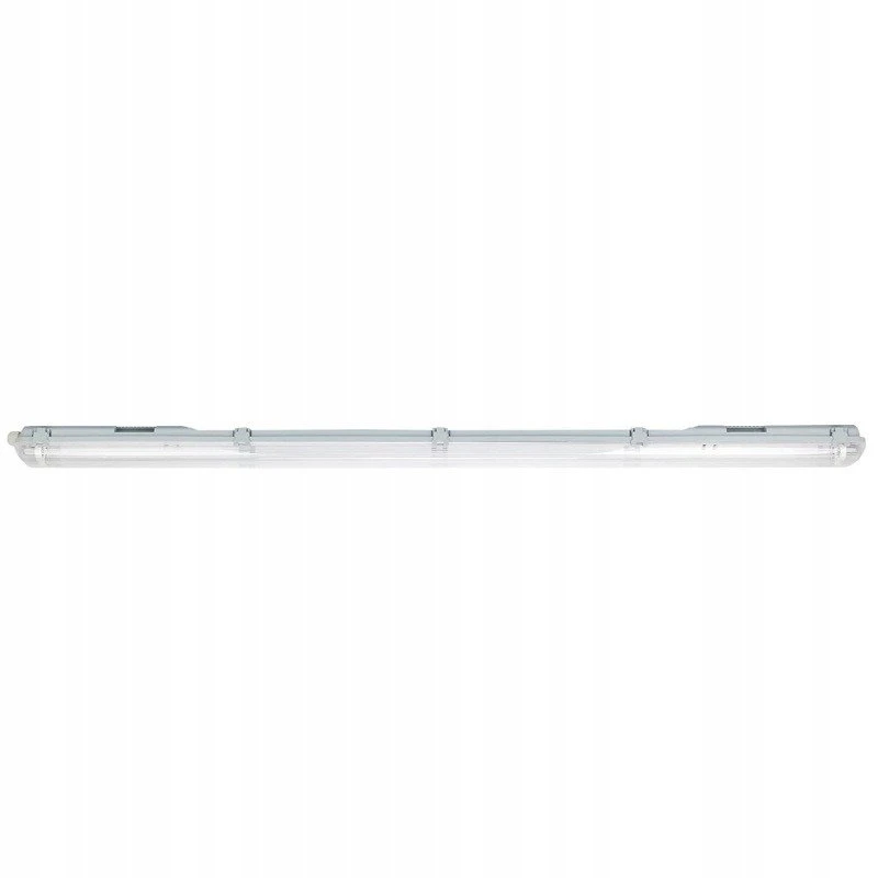 Led Line Lite Hermetinis šviestuvas VANTO 2xT8 IP65 120cm pilkas ABS/PS su reflektorium