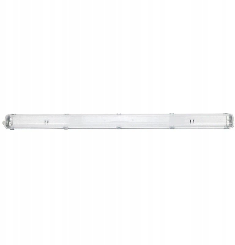 Led Line Lite Hermetinis šviestuvas VANTO 2xT8 IP65 120cm pilkas ABS/PS su reflektorium