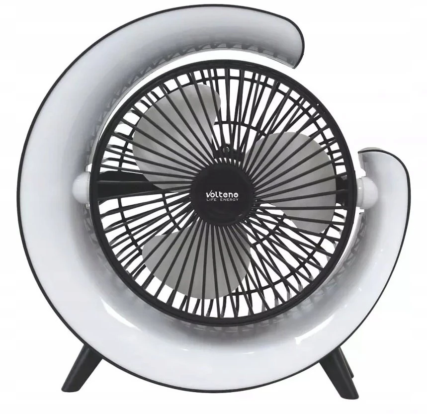 „Volteno“ žaidimų stalo ventiliatorius, USB, 5 W, 21,2 x 5,3 x 21,6 cm, VO2546