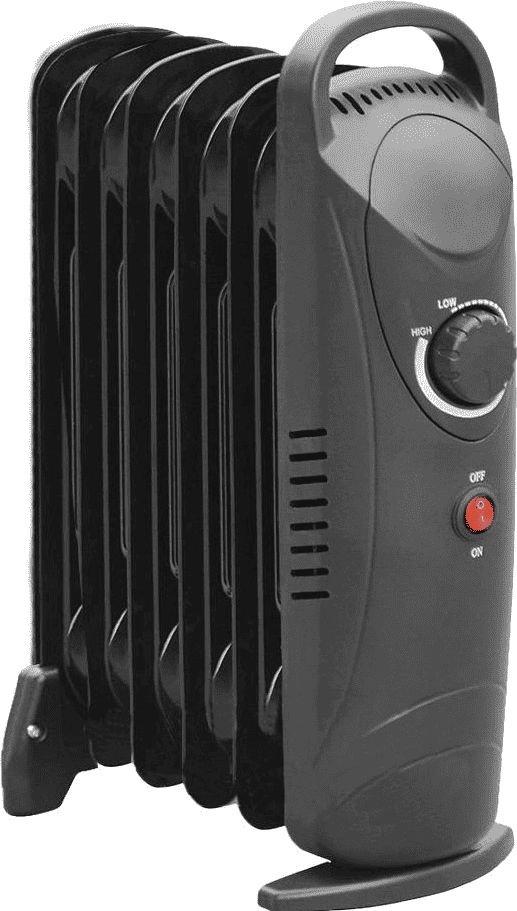 VOLTENO TEPALINIS RADIATORIUS 5 SEKCIJŲ 500W Juodas