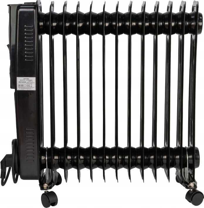 VOLTENO alyvos radiatorius 13 briaunų 2500W juodas