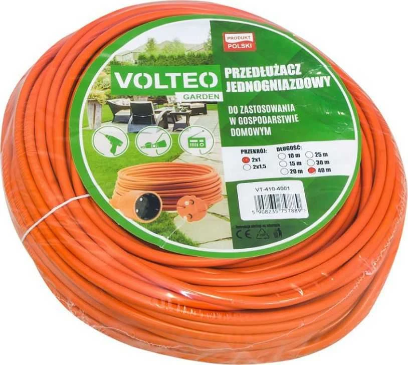 Volteo PRZEDŁUŻACZ OGRODOWY 30M PRZEWÓD H05VV-F 2*1MM