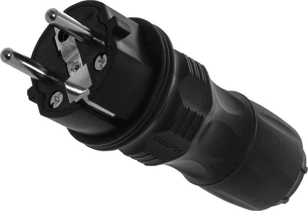 Blow WT-54 tiesus juodas hermetiškas kištukas