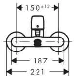 Hansgrohe HG Logis vonios maišytuvas