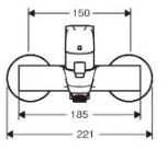 Hansgrohe Focus E2 maisytuvas voniai