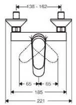 Hansgrohe Focus E2 maisytuvas voniai