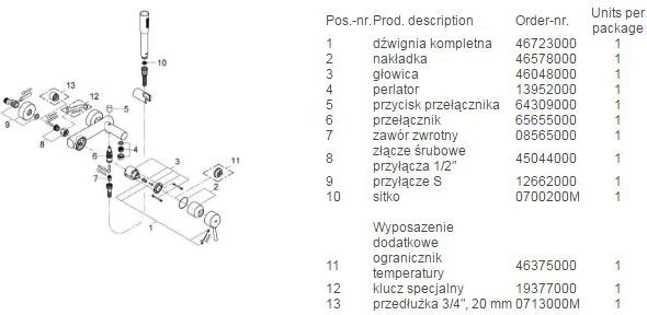 Grohe Concetto new sieninis vonios maišytuvas su dušu. chromas