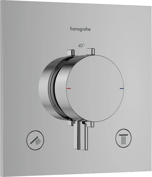 Vonios maišytuvas Hansgrohe termostatyczna do 2 odbiorników podtynkowa Chrom HANSGROHE 33711000 Ecostat Comfort E