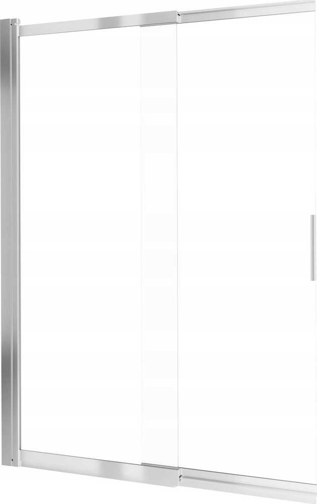 Vonios sienelė Deante Prizma, 100x140 cm, Chrome