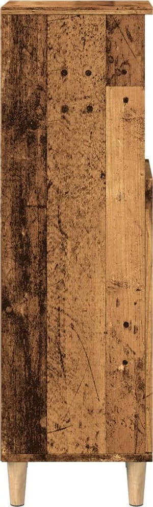Vonios kambario spintelė, medienos, 30x30x100cm, mediena