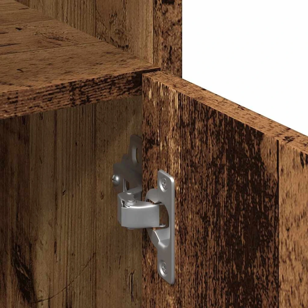 Vonios spintelė Old Wood 30x30x179 cm Engineered Wood