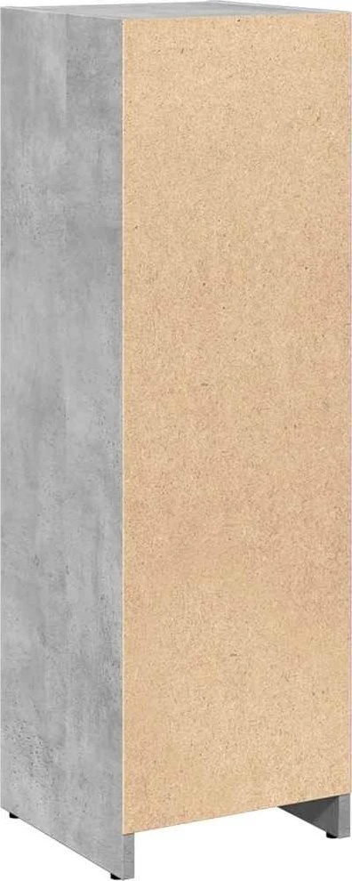 Vonios kambario spintelė, betono pilka, 30x30x95cm, MDP
