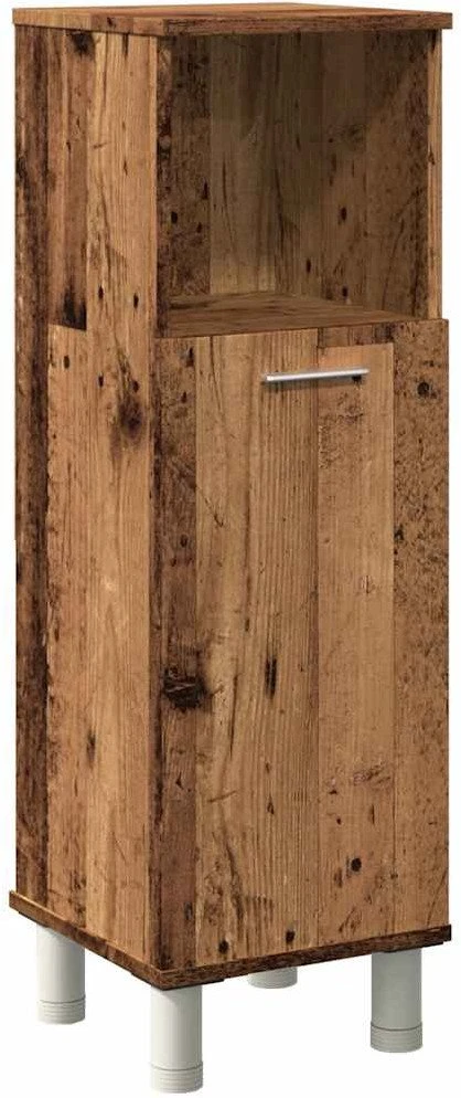 Vonios spintelė Old Wood 30x30x95 cm Engineered Wood