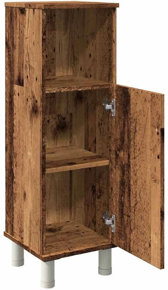 Vonios spintelė Old Wood 30x30x95 cm Engineered Wood
