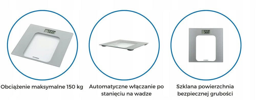 Vonios svarstyklės Hyundai Vonios svarstyklės Hyundai - OVE950