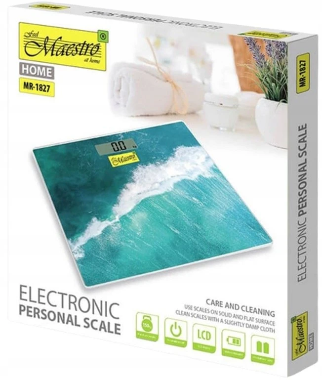 Maestro Vonios svarstyklės elektroninės stiklinės tikslios MAESTRO MR-1827