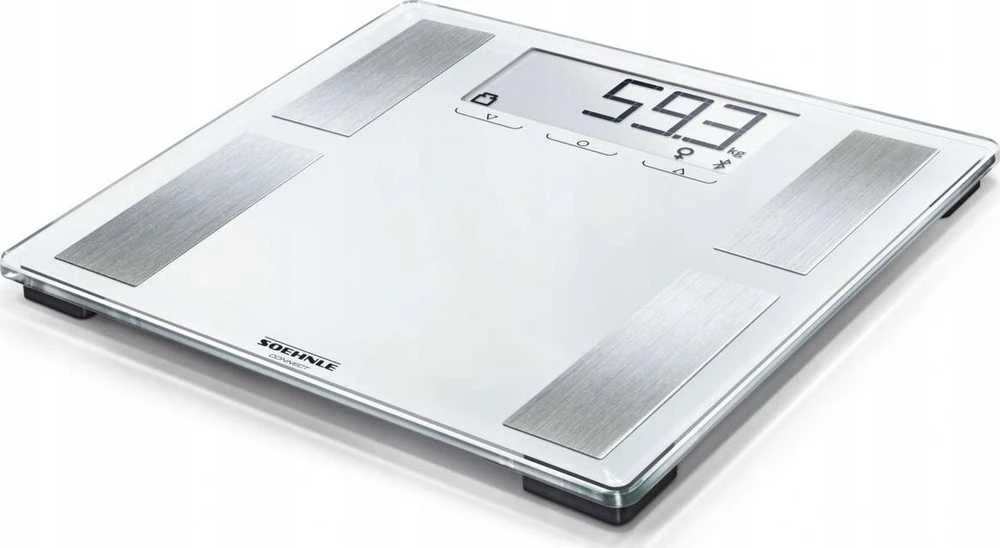 Skaitmeninės Svarstyklės - Soehnle Shape Sense Connect 100, 180kg Talpa, Bluetooth Balta