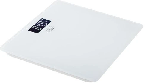 Virtuvinės svarstyklės AD 8194 baltos vonios svarstyklės su USB-C jungtimi, įkraunamos, 180 kg, 100 g tikslumas