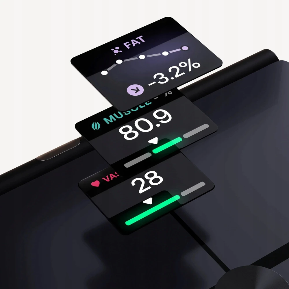 Svarstyklės Withings BodyFit juoda