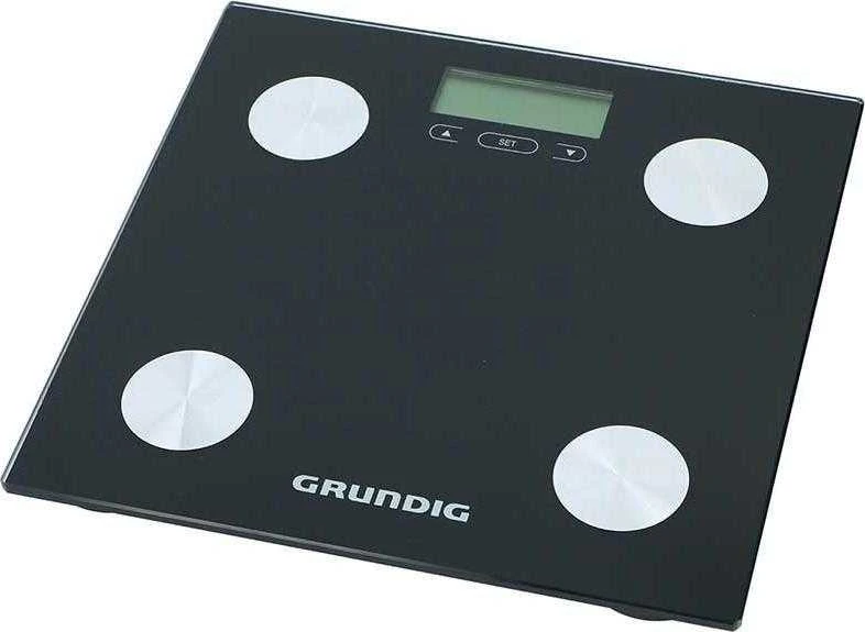 Svarstyklės Grundig - elektroniczna waga vonios, analiza masy ciała, BMI, do 180 kg