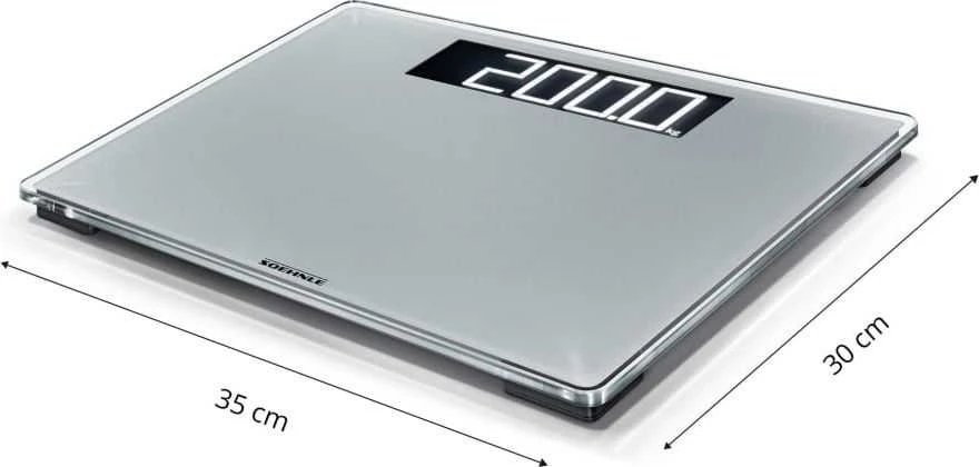 Namų Svarstyklės - Soehnle Style Sense Comfort 600 200kg Nerūdijantis Plienas Pilkas