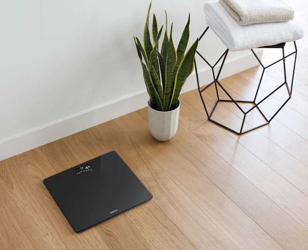 Withings Body išmaniosios svarstyklės, juodos spalvos (WBS06-Black-All-Inter)