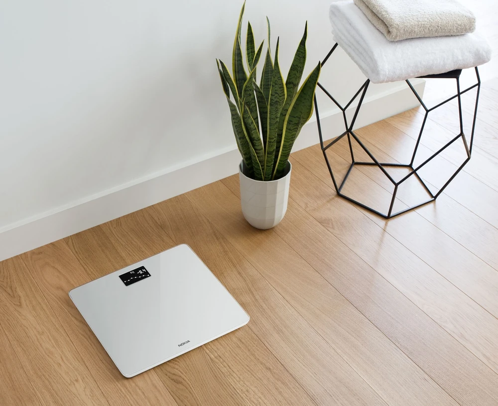 Withings Body išmaniosios svarstyklės, baltos spalvos (WBS06-White-All-Inter)